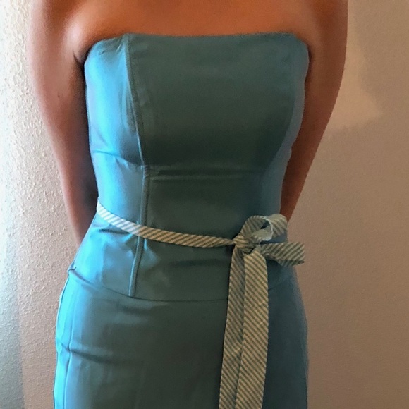 Teal prom or formal event Two Piece dress - Picture 4 of 5